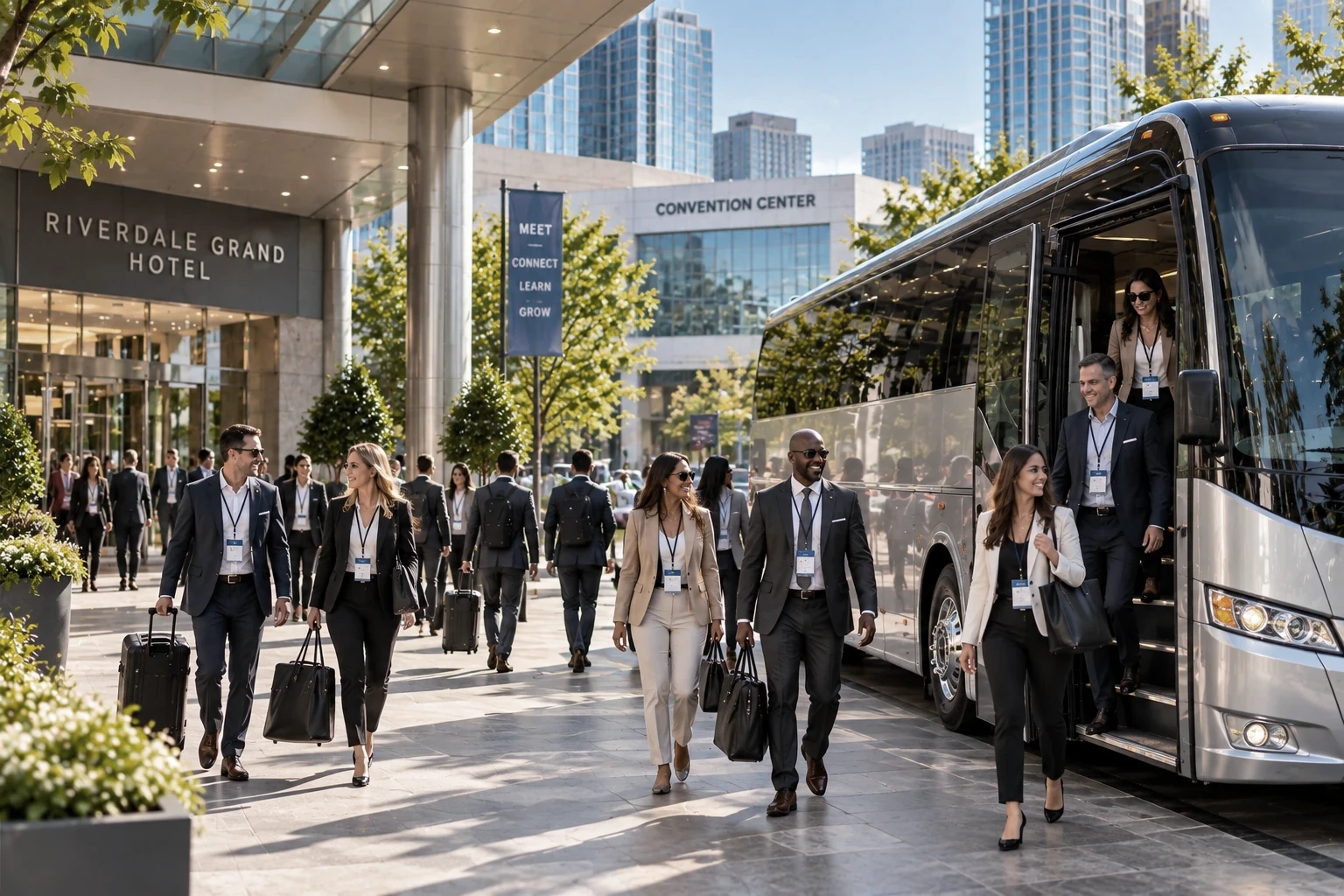 Convention hotel shuttle transportation